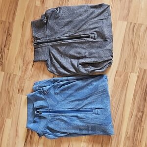 2 - Lululemon Metal Vent tech midweight‎ 1/2 zipper pullover - Large BUNDLE